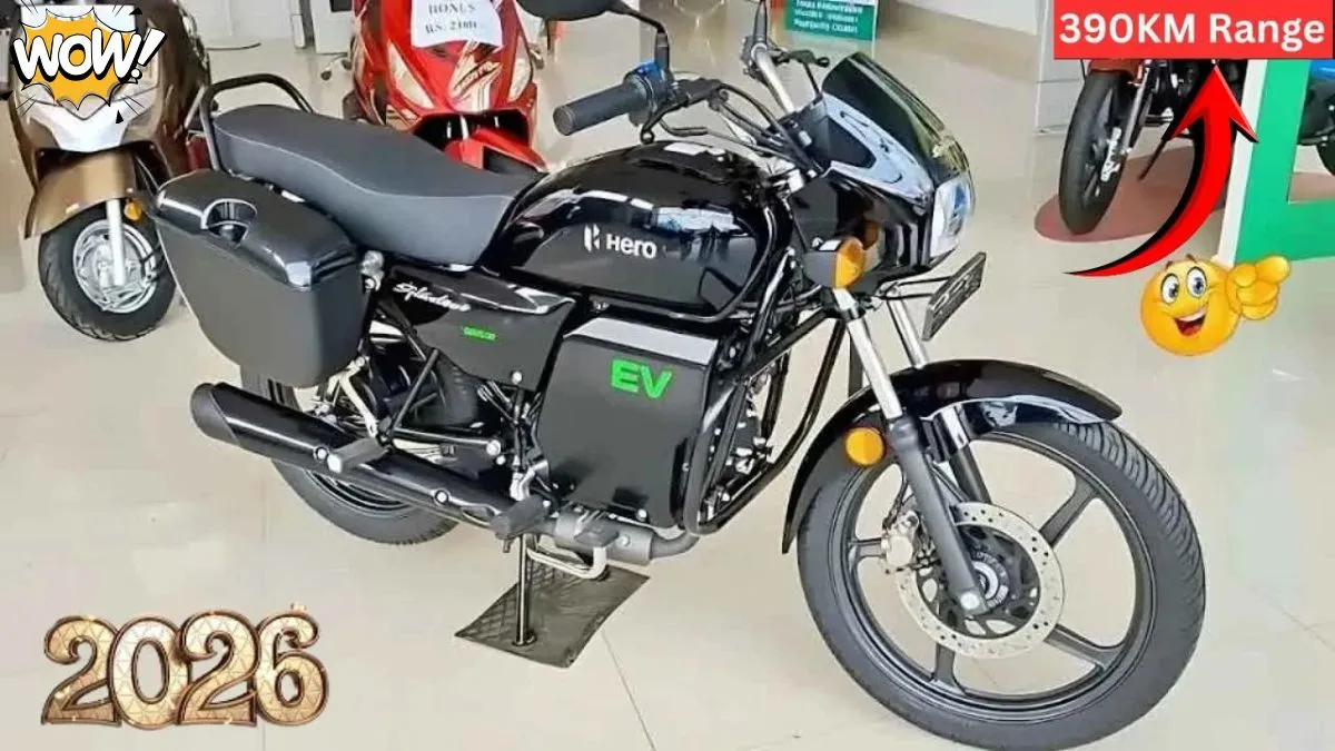 hero-splendor-pro-ev-2026-450km-range-high-speed-electric-bike